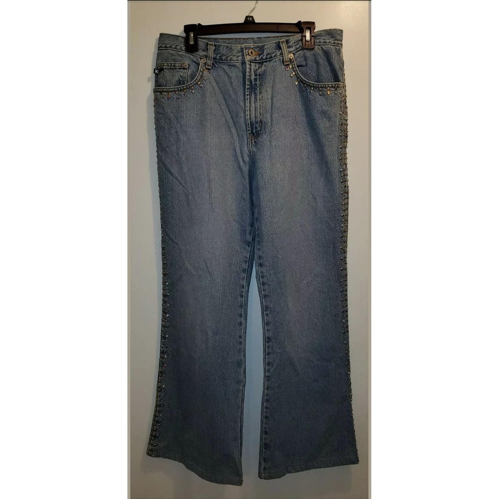 Vintage Express jeans with real jewels
